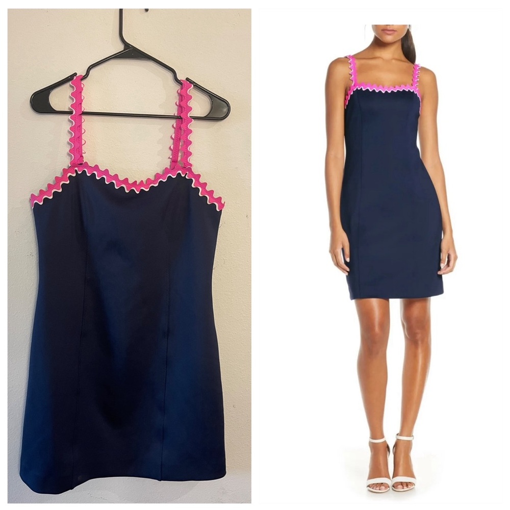 Lilly Pulitzer Shellbee Scuba Ponte Dress, sz large